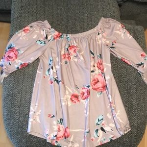 Cute flowy floral shirt